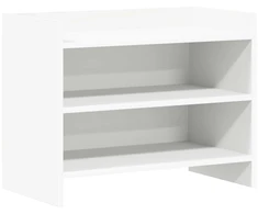 TV staliukas Televizoriaus spintelė 60 x 33 x 47 cm Balta Apdirbta mediena