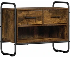 TV staliukas Televizoriaus spintelė 60 x 30 x 50 cm Dūminio ąžuolo