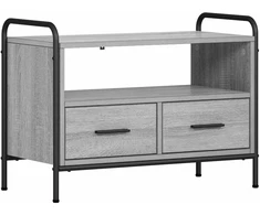 TV staliukas Televizoriaus spintelė 67,5 x 33 x 50 cm Pilka Sonoma