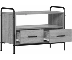 TV staliukas Televizoriaus spintelė 67,5 x 33 x 50 cm Pilka Sonoma