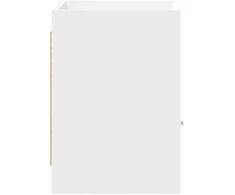 TV staliukas Televizoriaus spintelė 71,5 x 33 x 47 cm Balta Apdirbta mediena