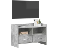 TV staliukas Televizoriaus spintelė 71,5 x 33 x 47 cm Betono pilka