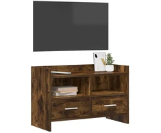 TV staliukas Televizoriaus spintelė 71,5 x 33 x 47 cm Dūminio ąžuolo