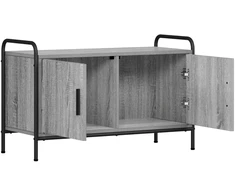 TV staliukas Televizoriaus spintelė 79,5 x 33 x 50 cm Pilka Sonoma