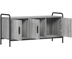 TV staliukas Televizoriaus spintelė 79,5 x 33 x 50 cm Pilka Sonoma