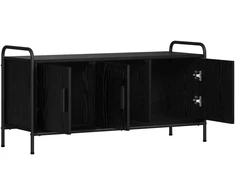 TV staliukas Televizoriaus spintelė 79,5 x 33 x 50 cm Juodojo ąžuolo