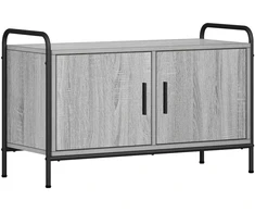 TV staliukas Televizoriaus spintelė 79,5 x 33 x 50 cm Pilka Sonoma
