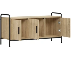TV staliukas Televizoriaus spintelė 79,5 x 33 x 50 cm Sonoma ąžuolas