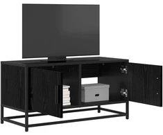 TV staliukas Televizoriaus spintelė 80 x 34,5 x 40 cm Juodojo ąžuolo