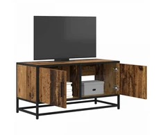TV staliukas Televizoriaus spintelė 80 x 34,5 x 40 cm Sendintos medienos