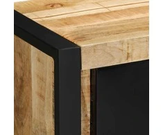 TV staliukas televizoriaus spintelė 80x30x35 cm Masyvus Rough Wood Mango