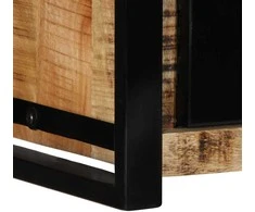 TV staliukas televizoriaus spintelė 80x30x35 cm Masyvus Rough Wood Mango