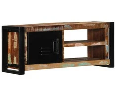 TV staliukas televizoriaus spintelė 80x30x35 cm Regeneruota medžio masyva