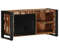 TV staliukas televizoriaus spintelė 80x30x40 cm Regeneruota medžio masyva