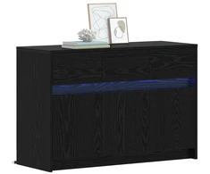 TV staliukas Televizoriaus spintelė 91 x 34 x 61 cm Juodojo ąžuolo