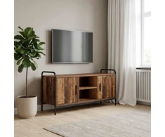 TV staliukas Televizoriaus spintelė 99 x 33 x 50 cm Sendintos medienos