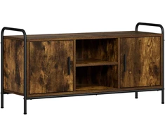 TV staliukas Televizoriaus spintelė 99 x 33 x 50 cm Dūminio ąžuolo