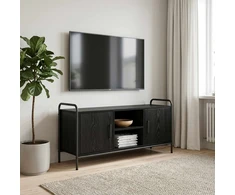 TV staliukas Televizoriaus spintelė 99 x 33 x 50 cm Juodojo ąžuolo