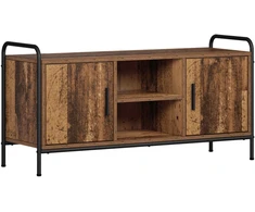 TV staliukas Televizoriaus spintelė 99 x 33 x 50 cm Sendintos medienos