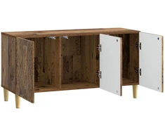 TV staliukas Televizoriaus spintelė 99 x 34,5 x 50 cm Sendintos medienos