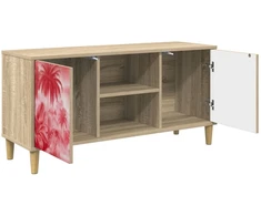 TV staliukas Televizoriaus spintelė AACHEN 102 x 33 x 50 cm Sonoma ąžuolo