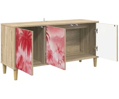 TV staliukas Televizoriaus spintelė AACHEN 102 x 33 x 50 cm Sonoma ąžuolo