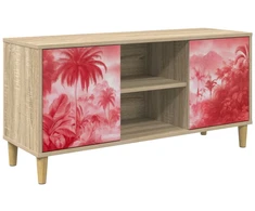 TV staliukas Televizoriaus spintelė AACHEN 102 x 33 x 50 cm Sonoma ąžuolo