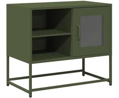 TV staliukas Televizoriaus spintelė, alyvuogių, 68x39x60,5cm, plienas