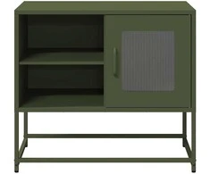 TV staliukas Televizoriaus spintelė, alyvuogių, 68x39x60,5cm, plienas