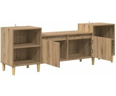 TV staliukas Televizoriaus spintelė 160 x 35 x 55 cm Amatininkų ąžuolas