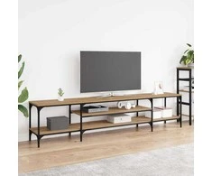 TV staliukas Televizoriaus spintelė Amatininkų ąžuolas 201 x 35 x 45 cm