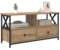 TV staliukas Televizoriaus spintelė Amatininkų ąžuolas 90 x 33 x 45 cm