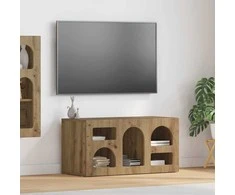 TV staliukas Televizoriaus spintelė Amatininkų ąžuolas 80 x 35 x 40 cm