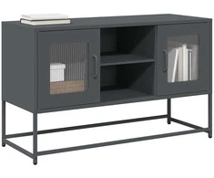 TV staliukas Televizoriaus spintelė, antracito, 100,5x39x60,5cm, plienas