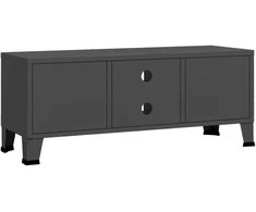 TV staliukas Televizoriaus spintelė, antracito spalvos, 105x35x42cm, metalas