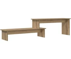 TV staliukas TV spintelių komplektas Amatininkų ąžuolas 180,5 x 30 x 43 cm