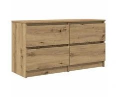 TV staliukas Televizoriaus spintelė, artisano ąžuolo, 100x35x54 cm, mediena