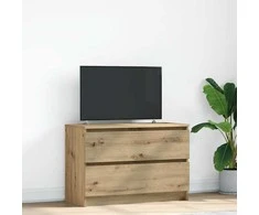 TV staliukas Televizoriaus spintelė, artisano ąžuolo, 80x35x54 cm, mediena