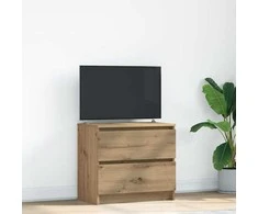 TV staliukas Televizoriaus spintelė, artisano ąžuolo, 60x35x54 cm, mediena