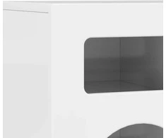 TV staliukas Televizoriaus spintelė ELST 80 x 35 x 40 cm Apdirbta mediena