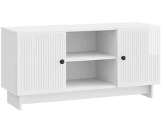 TV staliukas Televizoriaus spintelė 102 x 34,5 x 50 cm Itin blizgi balta