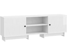 TV staliukas Televizoriaus spintelė Aukšto Blizgesio Baltas 150 x 31 x 50 cm