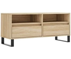 TV staliukas Televizoriaus spintelė, ąžuolo, 100x34,5x44,5cm, mediena