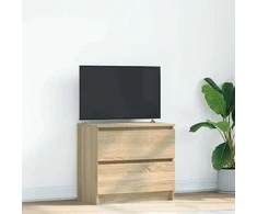 TV staliukas Televizoriaus spintelė, ąžuolo, 60x35x54 cm, apdirbta mediena