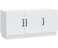 TV staliukas Televizoriaus spintelė Balta 99 x 34,5 x 47 cm Apdirbta mediena