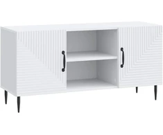 TV staliukas Televizoriaus spintelė Balta 102 x 34,5 x 50 cm