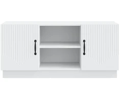 TV staliukas Televizoriaus spintelė Balta 102 x 34,5 x 47 cm