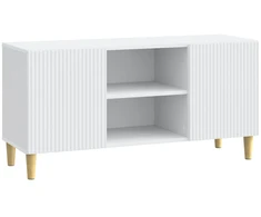 TV staliukas Televizoriaus spintelė Balta 102 x 34,5 x 50 cm