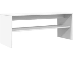 TV staliukas Televizoriaus spintelė 100 x 35 x 40 cm Balta Apdirbta mediena