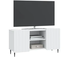 TV staliukas Televizoriaus spintelė Balta 102 x 34,5 x 52 cm